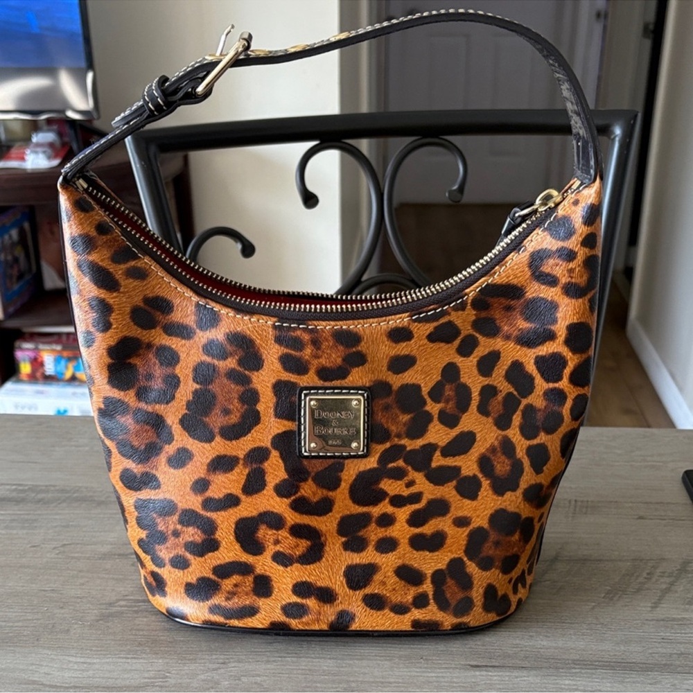 Dooney & Bourke Leopard Print Hobo Bag